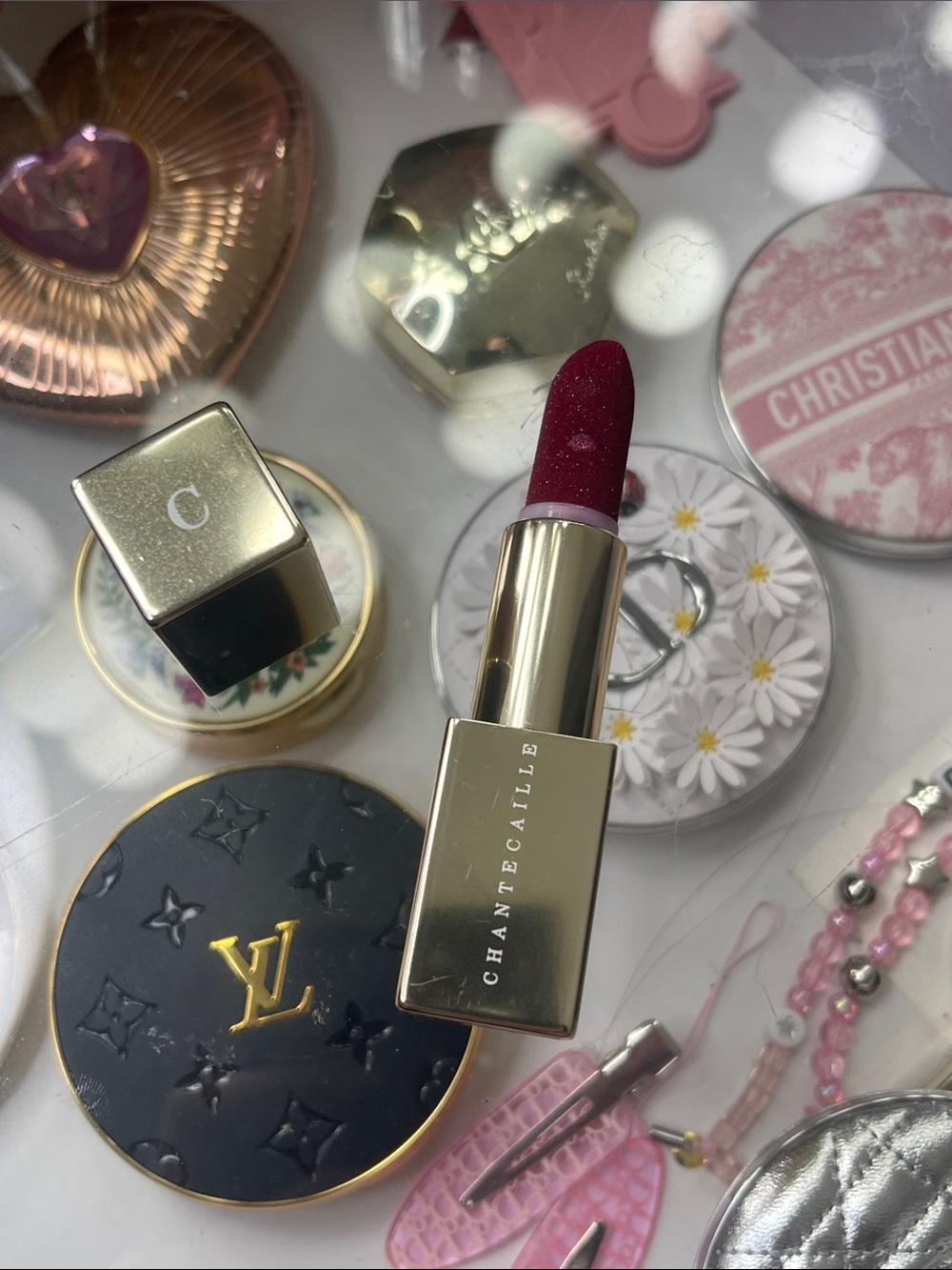 Chantecaille lip Cristal in rubelite